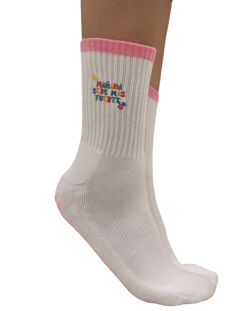 Manana Sere Más Fuerte Grip Socks